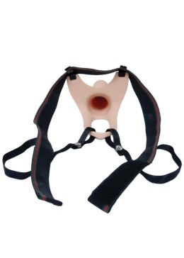 Proteza strap-on pusta przedłużająca penisa 24cm