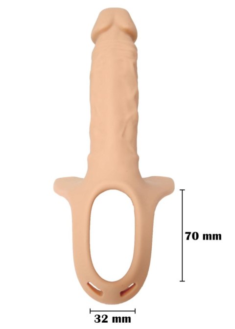 Proteza strap-on pusta przedłużająca penisa 24cm Proteza strap-on pusta przedłużająca penisa 24cm