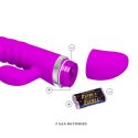 Sex wibrator ze stymulatorem łechtaczki 7tryb 18cm