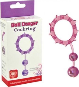 Pierścień- Ball Banger Cockring 2 Balls