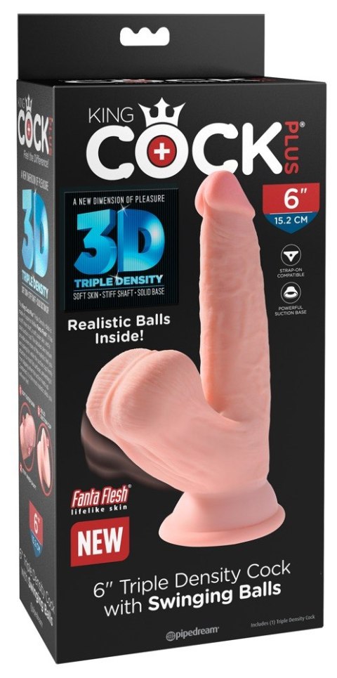 Realistyczne żylaste dildo z wielkimi jądrami 15cm Realistyczne żylaste dildo z wielkimi jądrami 15cm