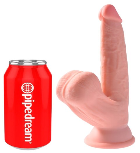 Realistyczne żylaste dildo z wielkimi jądrami 15cm Realistyczne żylaste dildo z wielkimi jądrami 15cm