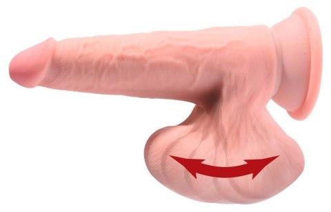 Realistyczne żylaste dildo z wielkimi jądrami 15cm Realistyczne żylaste dildo z wielkimi jądrami 15cm