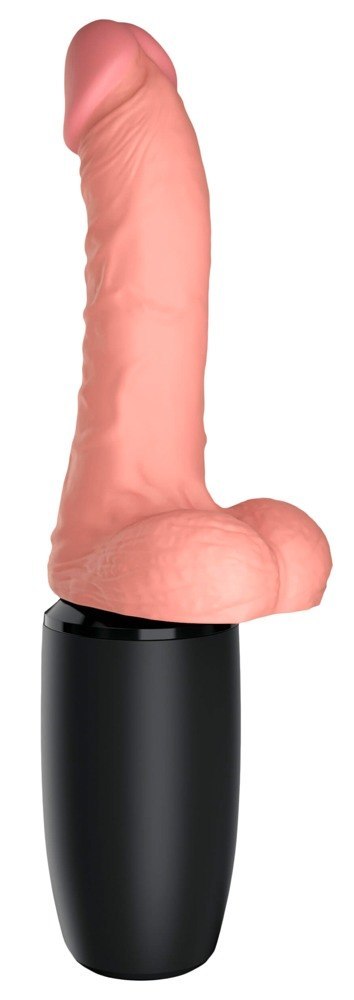 Wibrator Grzejący KCP 6.5 Thrusting Cock with Ba Wibrator Grzejący KCP 6.5 Thrusting Cock with Ba