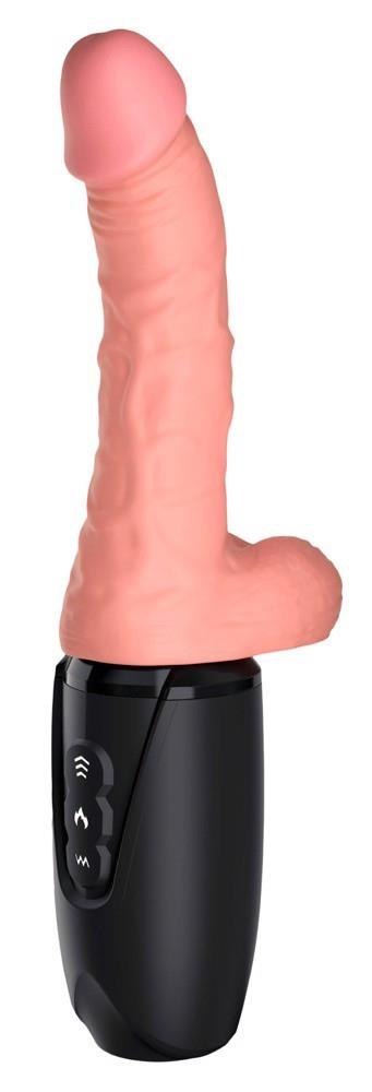 Wibrator Grzejący KCP 6.5 Thrusting Cock with Ba Wibrator Grzejący KCP 6.5 Thrusting Cock with Ba