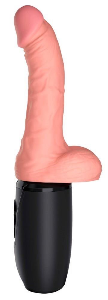 Wibrator Grzejący KCP 6.5 Thrusting Cock with Ba Wibrator Grzejący KCP 6.5 Thrusting Cock with Ba