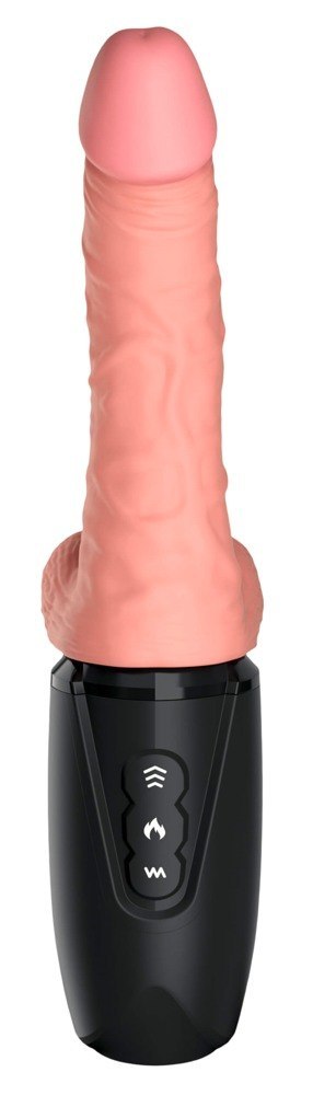 Wibrator Grzejący KCP 6.5 Thrusting Cock with Ba Wibrator Grzejący KCP 6.5 Thrusting Cock with Ba