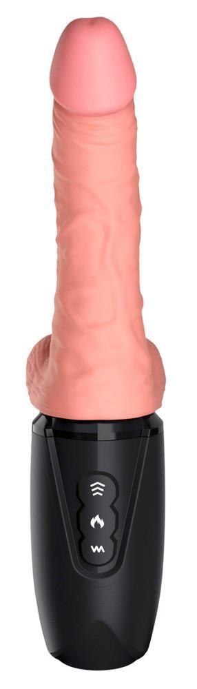 Wibrator Grzejący KCP 6.5 Thrusting Cock with Ba Wibrator Grzejący KCP 6.5 Thrusting Cock with Ba