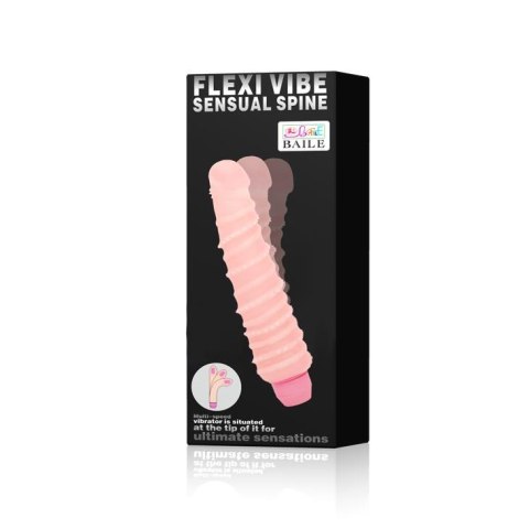 Wibrator zginany z kręgosłupem spiralny sex 19cm