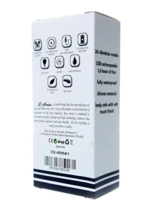 Mały mini masażer stymulator łechtaczki 11cm 20try Mały mini masażer stymulator łechtaczki 11cm 20try
