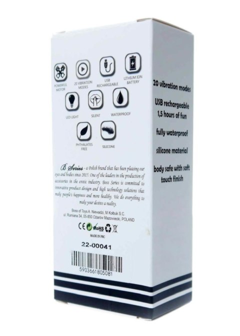 Mały mini masażer stymulator łechtaczki 11cm 20try Mały mini masażer stymulator łechtaczki 11cm 20try