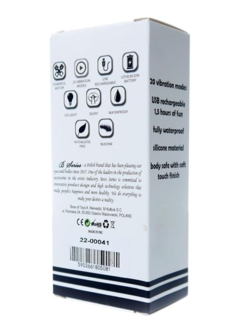 Mały mini masażer stymulator łechtaczki 11cm 20try Mały mini masażer stymulator łechtaczki 11cm 20try