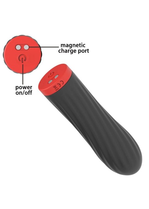 Mały mini wibrator masażer łechtaczki 8cm 10trybów Mały mini wibrator masażer łechtaczki 8cm 10trybów