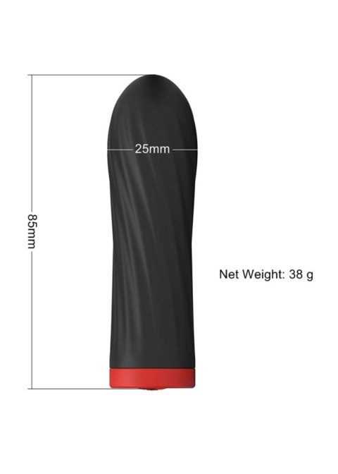 Mały mini wibrator masażer łechtaczki 8cm 10trybów Mały mini wibrator masażer łechtaczki 8cm 10trybów