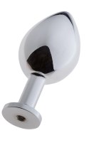 MALESATION Alu-Plug with suction cup medium, chrome