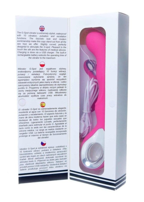 Wibrator do punktu g anatomiczny 20cm 10 trybów Wibrator do punktu g anatomiczny 20cm 10 trybów