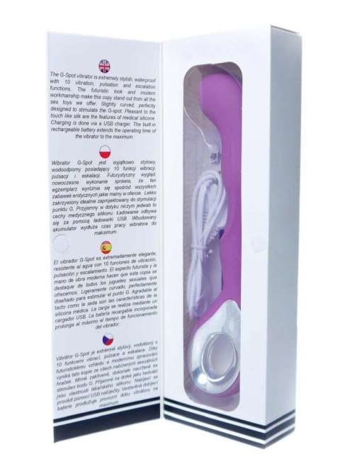 Wibrator do punktu g anatomiczny 20cm 10 trybów Wibrator do punktu g anatomiczny 20cm 10 trybów