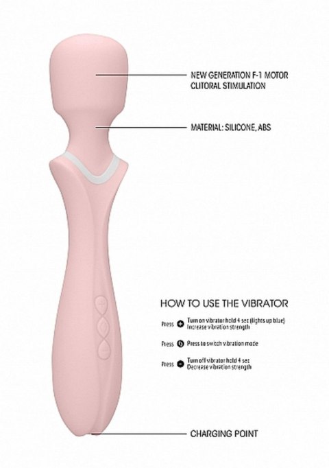 Loveline - Massage Wand - Jiggle - Pink Loveline - Massage Wand - Jiggle - Pink