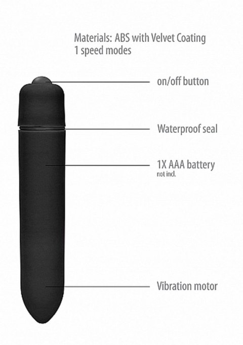 Mini wibrator mały masażer bullet pocisk sex 9cm Mini wibrator mały masażer bullet pocisk sex 9cm