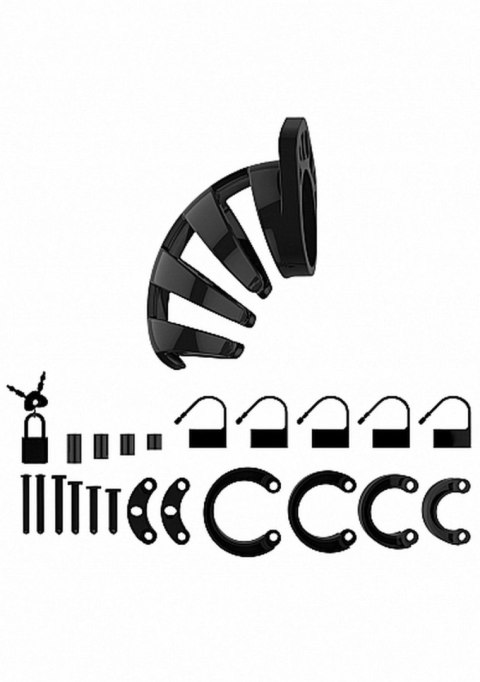 Model 02 - Chastity - 3.5" - Cock Cage - Black Model 02 - Chastity - 3.5" - Cock Cage - Black