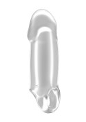 No.37 - Stretchy Thick Penis Extension - Translucent