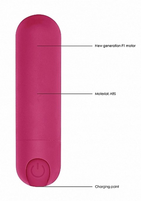 10 Speed Rechargeable Bullet - Pink 10 Speed Rechargeable Bullet - Pink