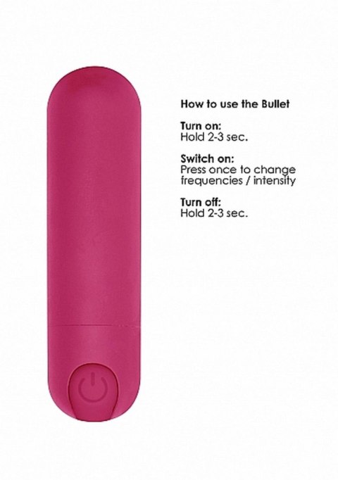 10 Speed Rechargeable Bullet - Pink 10 Speed Rechargeable Bullet - Pink