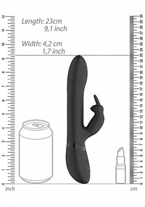 Amoris - Stimulating Beads Rabbit - Black Amoris - Stimulating Beads Rabbit - Black