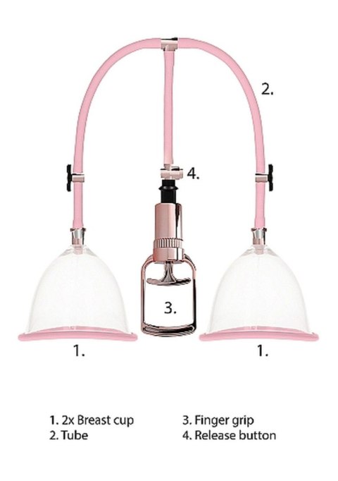 Breast Pump Set Medium - Rose Gold Breast Pump Set Medium - Rose Gold