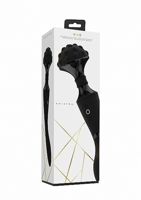 Dwustronny masażer łechtaczki wibrator 28cm 10tryb Dwustronny masażer łechtaczki wibrator 28cm 10tryb