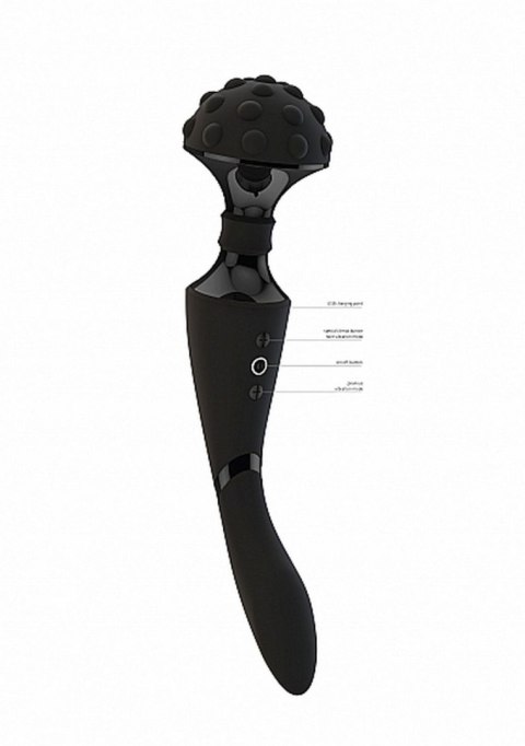 Dwustronny masażer łechtaczki wibrator 28cm 10tryb Dwustronny masażer łechtaczki wibrator 28cm 10tryb