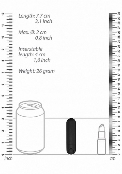 Mini wibrator mały masażer łechtaczki 10trybów 7cm Mini wibrator mały masażer łechtaczki 10trybów 7cm