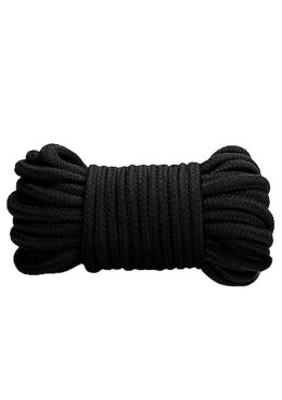 Thick Bondage Rope - 10 meter - Black