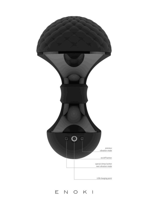 Enoki - Bendable Massager - Black Enoki - Bendable Massager - Black