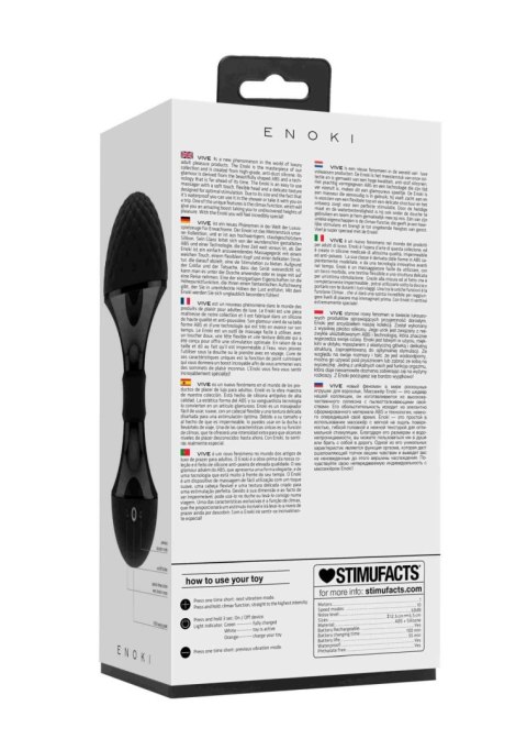 Enoki - Bendable Massager - Black Enoki - Bendable Massager - Black
