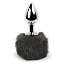 FeelzToys -Bunny Tails Butt Plug Black