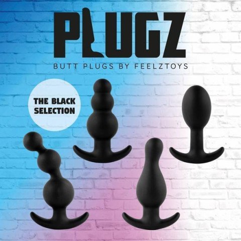 FeelzToys - Plugz Butt Plug Black Nr. 4 FeelzToys - Plugz Butt Plug Black Nr. 4