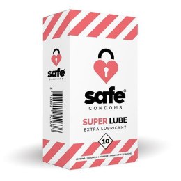 SAFE - Condooms Super Lube Extra Glijmiddel (10 stuks)