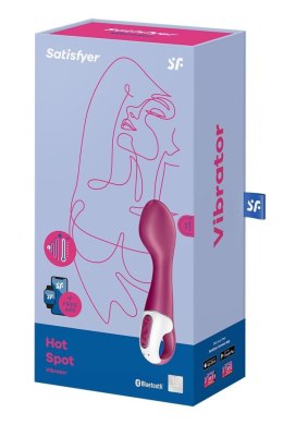 Wibrator do punktu g ogrzewany satisfyer hot spot