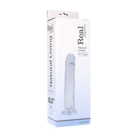 Ogromne dildo przezroczyste z przyssawką 32 cm Ogromne dildo przezroczyste z przyssawką 32 cm
