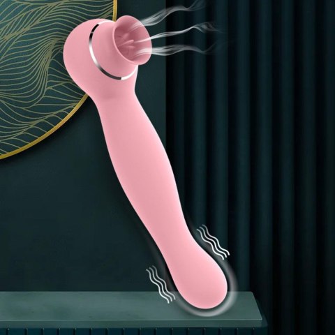 Stymulator dla kobiet 2w1 wibracje ssanie Stymulator dla kobiet 2w1 wibracje ssanie