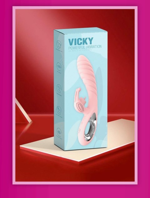 Wibrator ze stymulacją łechtaczki Vicky Wibrator ze stymulacją łechtaczki Vicky