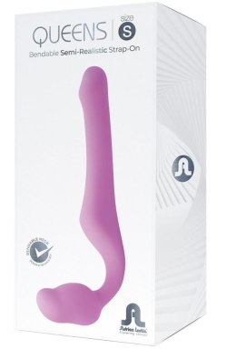 Wodoodporny strap -on dildo silikonowe 18,4 cm