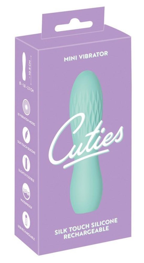 Cuties Mini Vibrator Green 3.G Cuties Mini Vibrator Green 3.G