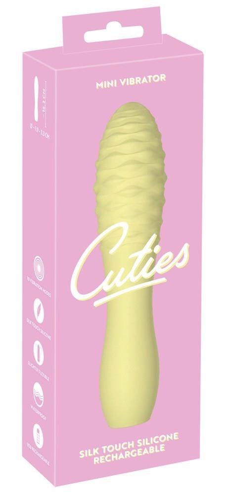Cuties Mini Vibrator Yellow3.G Cuties Mini Vibrator Yellow3.G