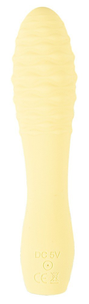 Cuties Mini Vibrator Yellow3.G Cuties Mini Vibrator Yellow3.G