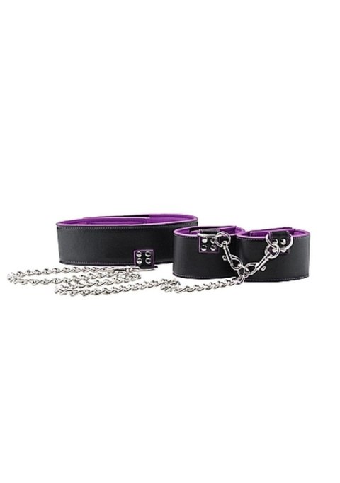 Reversible Collar and Wrist Cuffs - Purple Reversible Collar and Wrist Cuffs - Purple