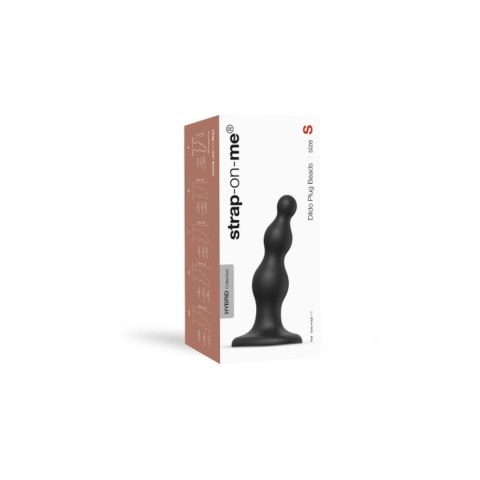 Czarne miękkie dildo w kształcie 3 koralików Czarne miękkie dildo w kształcie 3 koralików
