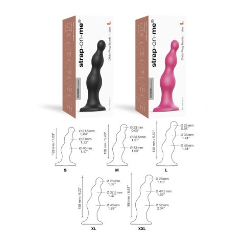 Czarne miękkie dildo w kształcie 3 koralików Czarne miękkie dildo w kształcie 3 koralików