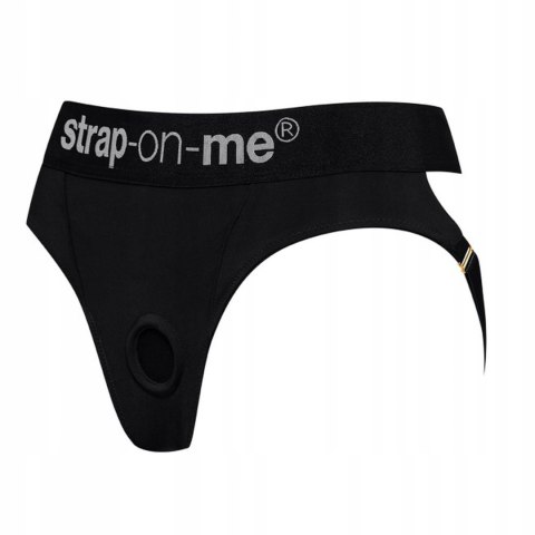 Czarne sexowne majtki push up strap-on uprząż S Czarne sexowne majtki push up strap-on uprząż S